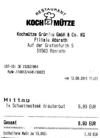 prdd Hffner Kochmtze Restaurant